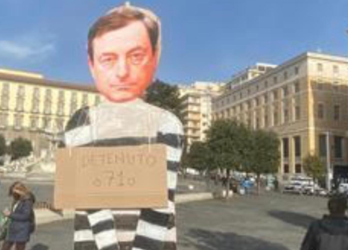 Draghi atteso a Napoli, manifestazione dei disoccupati