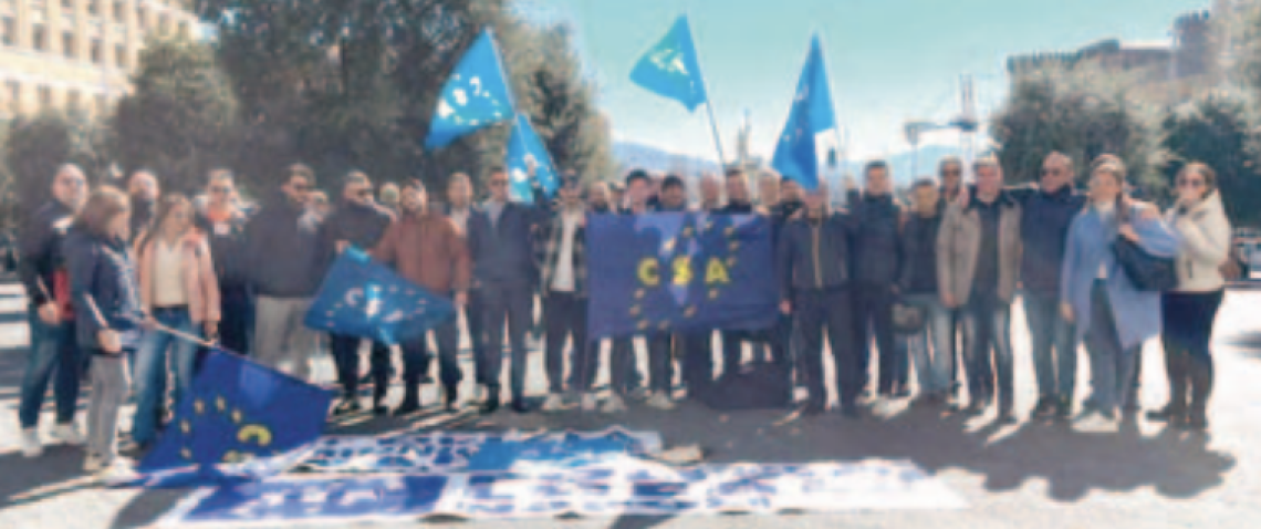 Emergenza sicurezza, protesta dei caschi bianchi precari