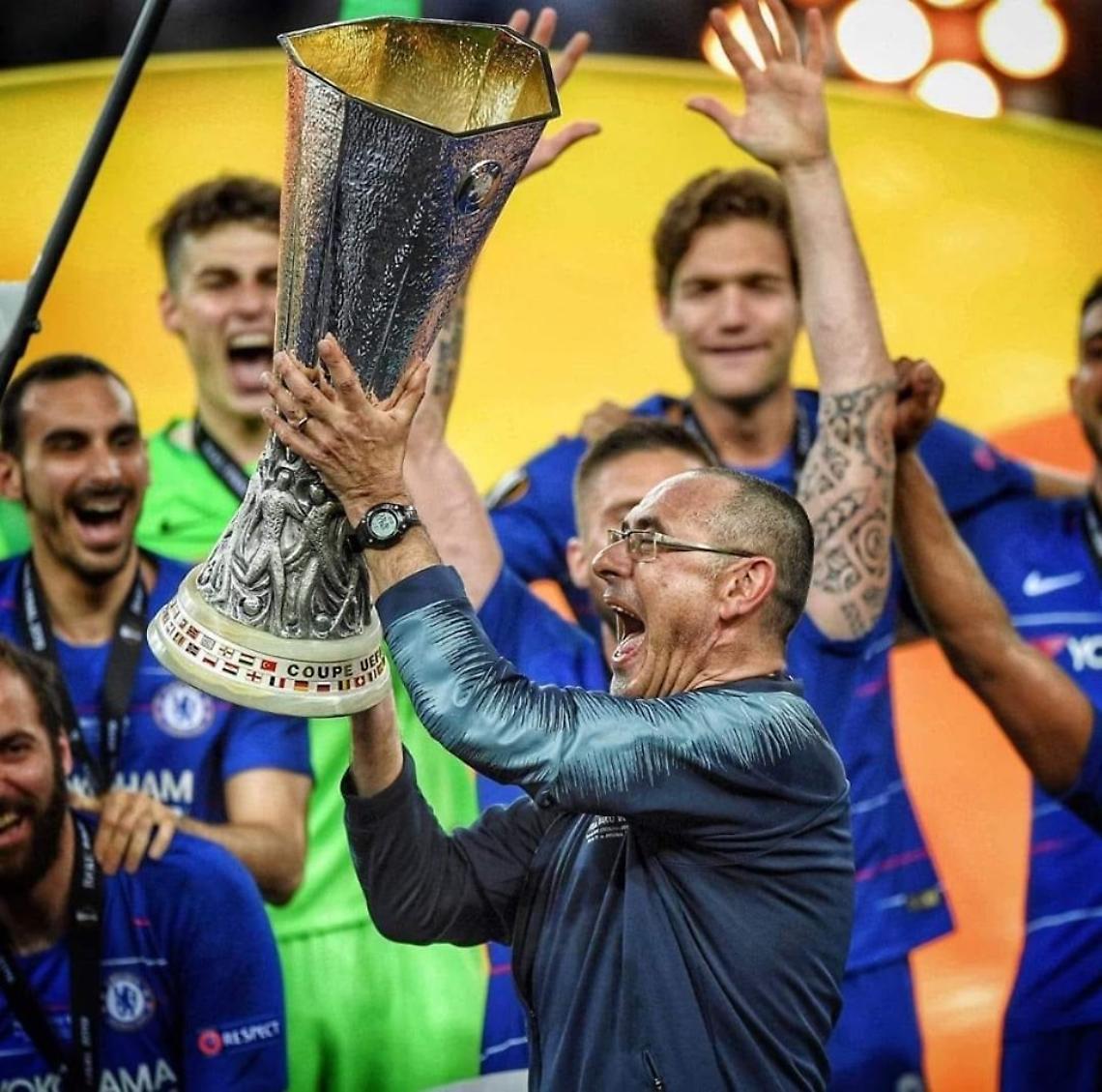 Europa League, il Chelsea di Sarri strapazza l'Arsenal 4-1