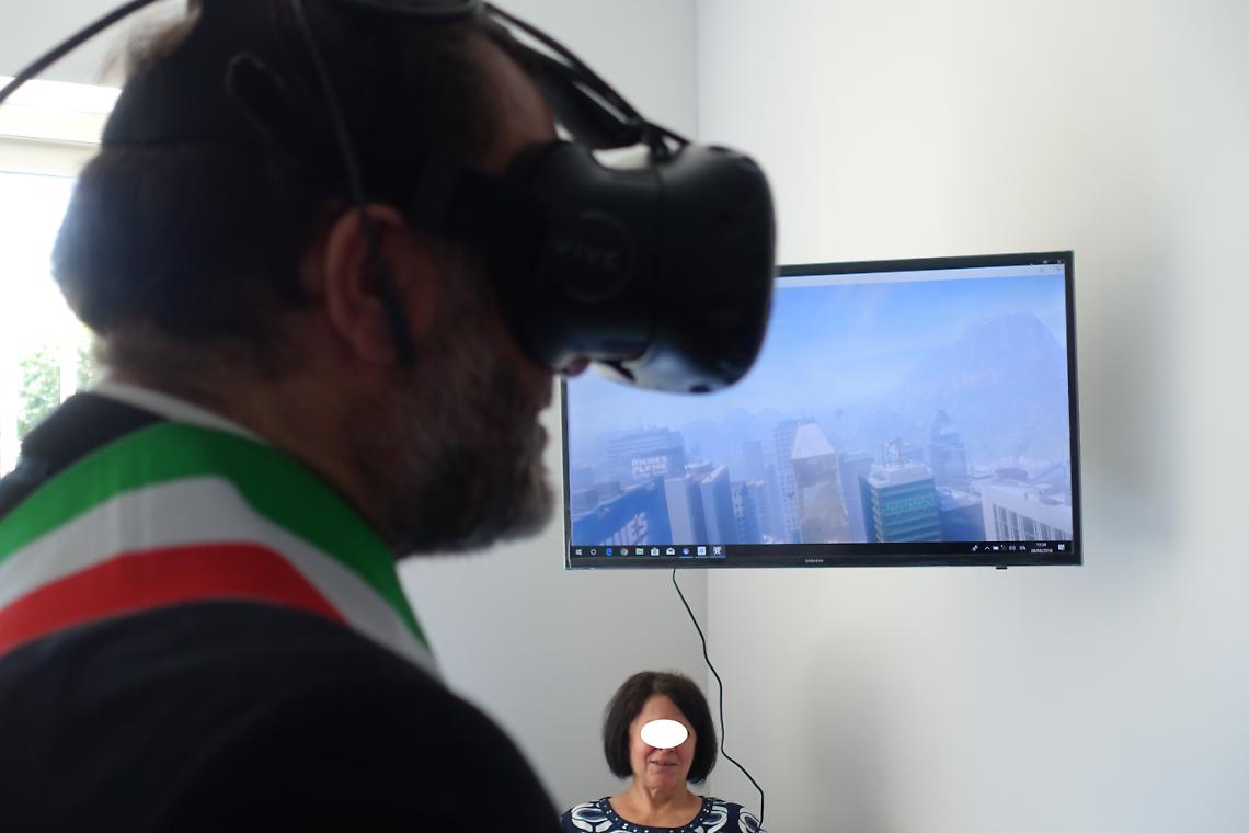 Centro di riabilitazione psichiatrica, terapia con la realtà virtuale