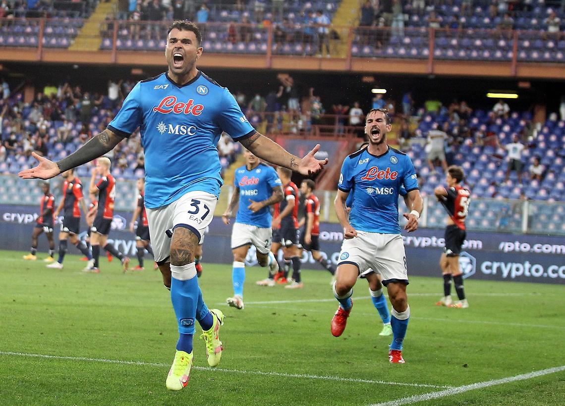 Genoa-Napoli 1-2, gli azzurri espugnano il Ferraris con le reti di Fabian e Petagna 