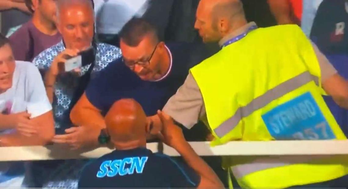Digos indaga su battibecco tra tifoso e Spalletti