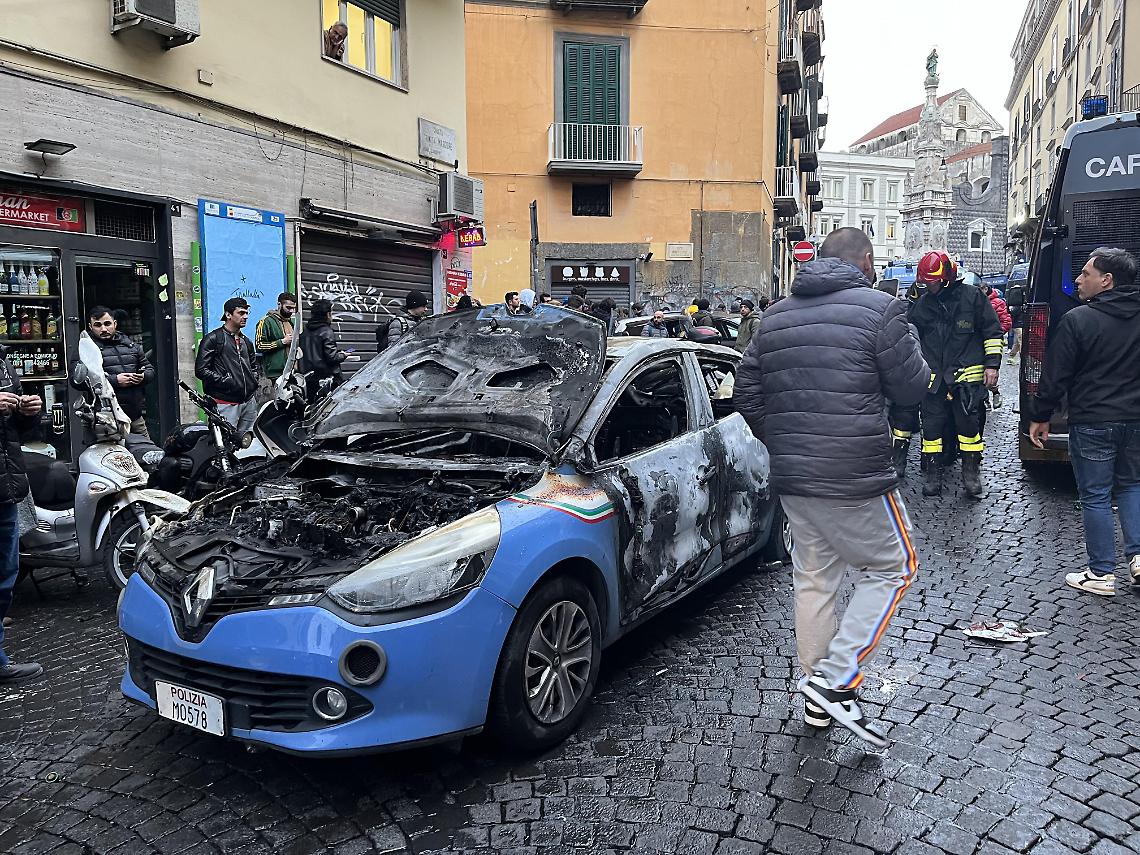 Scontri con tifosi Eintracht, Daspo a napoletano