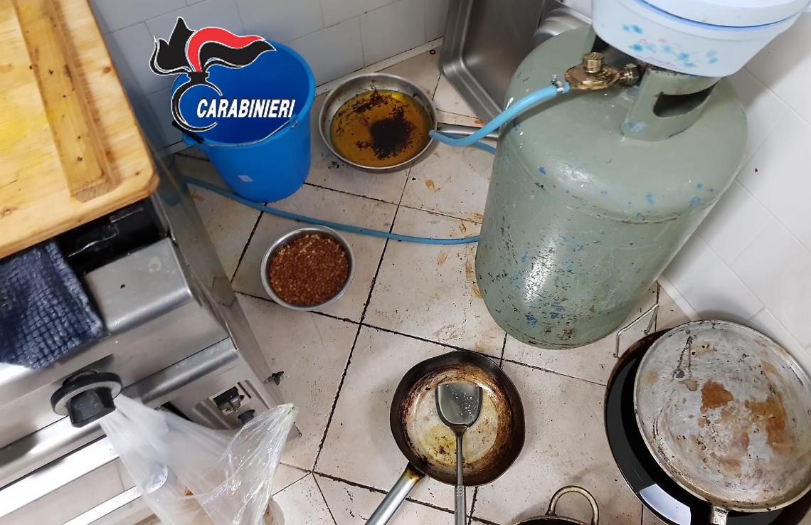 Blitz nel ristorante etcnico, locali chiusi