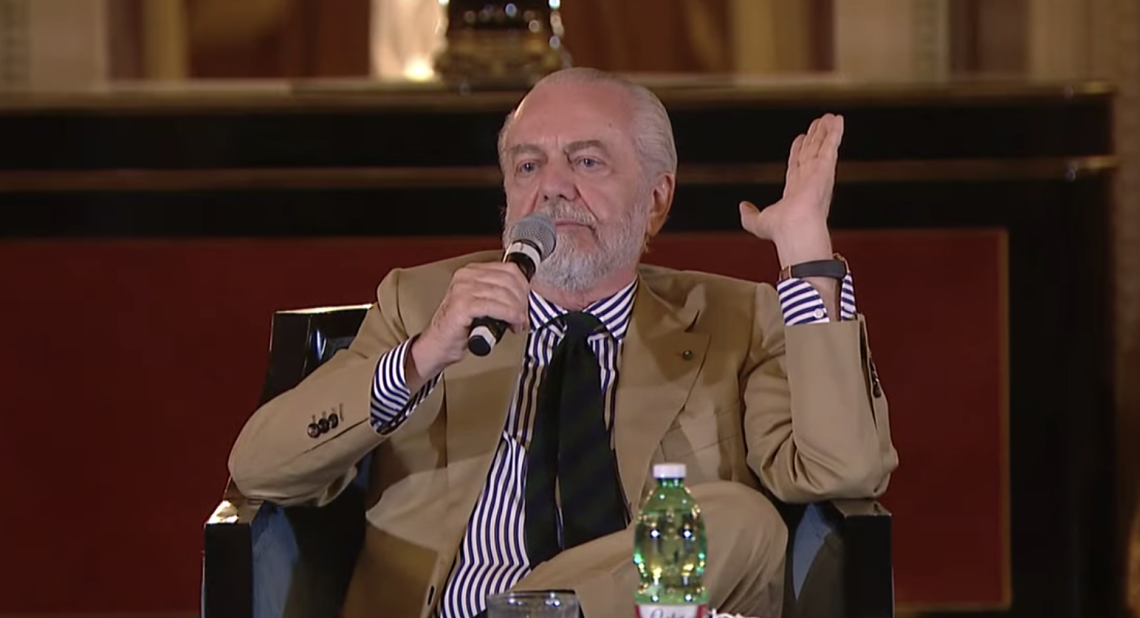 De Laurentiis: «Bilanci in rosso per il Covid, postecipare i tornei»