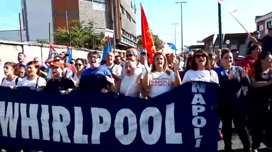 Napoli, Whirlpool ritira la procedura di cessione