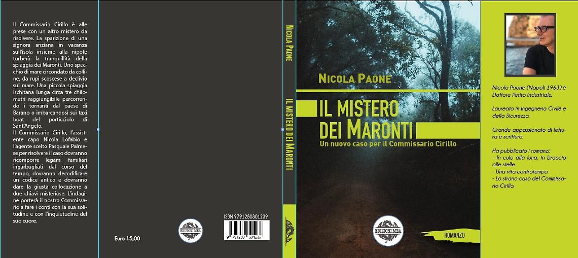 Il commissario Antonio Cirillo torna in libreria con "Il mistero dei Maronti"