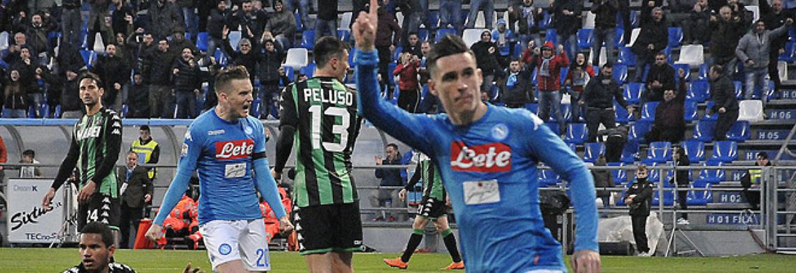 Napoli, troppo poco un pari col Sassuolo per la corsa scudetto: gli azzurri scivolano a -4