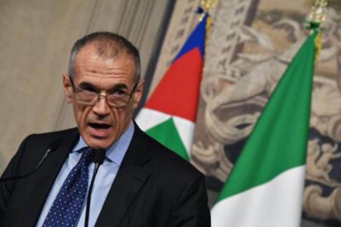 Cottarelli rinuncia a incarico