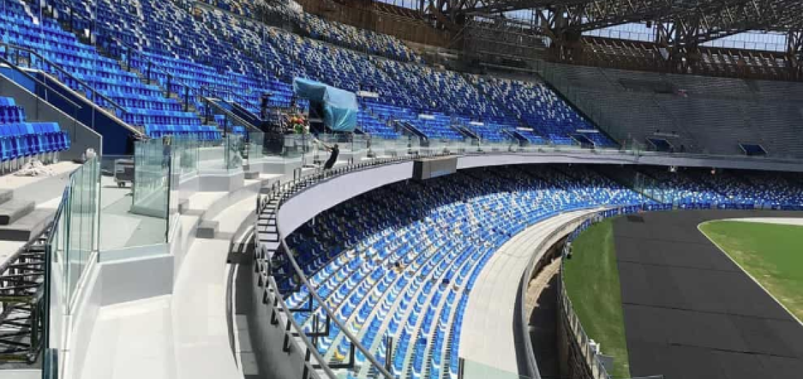 Furto dei sediolini al San Paolo, parte la denuncia 
