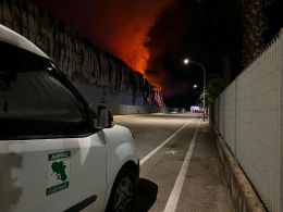 Incendio nell'area industriale, diossine sopra il valore di riferimento
