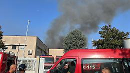 Azienda in fiamme, danni molto ingenti