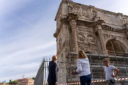 Maltempo, sopralluogo del ministro all’Arco di Costantino