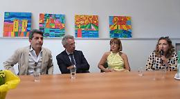 Manfredi inaugura l'anno scolastico a Bagnoli: «Studiare rende liberi»