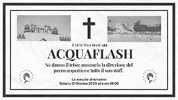 AcquaFlash per un mese diventa HorrorWorld
