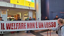 Vertenza Gesco, sit-in all'aeroporto di Capodichino