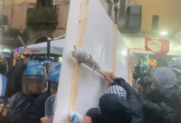 G7 Difesa: scontri tra antagonisti e forze dell'ordine