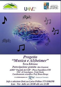 Torna “Musica e Alzheimer” con un centro d'ascolto