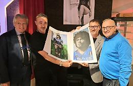 Pasquale Casillo nel segno di Maradona con Sepe, Palummella e Malfitano
