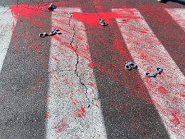 Studenti con foto di Meloni sporche di rosso-sangue. La premier: «Violenza inaccettabile»