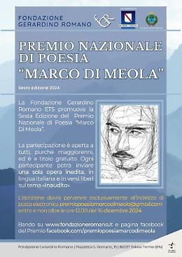 Premio di poesia “Marco Di Meola”, al via la sesta edizione