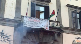 Solidarietà e sostegno al popolo palestinese: gli studenti occupano l'Orientale