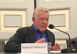 Giulio Di Donato alla manifestazione zonale del PSI