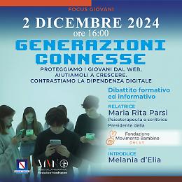 “Generazioni Connesse”, al Museo della Moda di Napoli il dibattito su giovani e dipendenza digitale