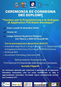 Tecnico per la Progettazione e lo Sviluppo di Applicativi, ecco gli attestati
