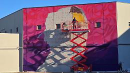 Un murale per Salvatore Di Giacomo