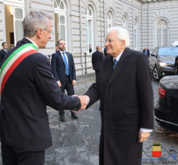 Manfredi da Mattarella, colloquio su progetti per Napoli