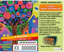 Lotteria Italia, premi per 31 milioni di euro non riscossi