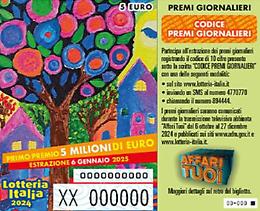 Lotteria Italia 2025, i biglietti vincenti di tutte le categorie