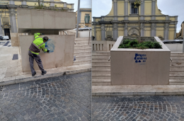 Metro Linea 6, rimosse scritte vandaliche