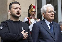 Zelensky ricevuto da Mattarella: lo aspetto a Kiev