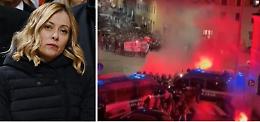 Ramy, agenti feriti a corteo Roma. Meloni: «Ennesimo ignobile episodio»