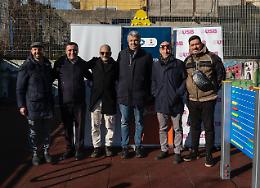 Napoli Basket, tappa a Chiaiano del progetto “Un canestro di sorrisi"