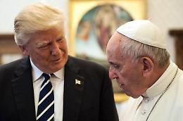 Trump, il messaggio del Papa: «Non ci sia spazio per odio e discriminazione»