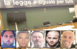Il clan a tre teste va kappaò, inflitti cinque secoli di carcere