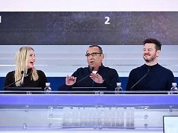 Sanremo 2025, Conti scherza su ascolti record: «Allora chiudiamolo qui»