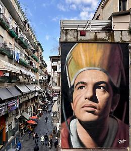 Restaurato il San Gennaro di Jorit a Forcella