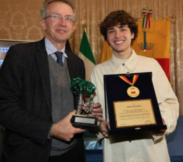 Manfredi premia Andrea Settembre