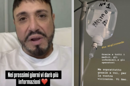 Gigi Finizio ricoverato in ospedale, tour rinviato