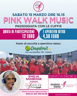 Marzo donna 2025, le attività di Komen in Campania tra sport e prevenzione