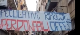 Set Gomorra, striscioni contro ai Quartieri Spagnoli