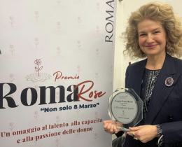 8 marzo, Alessandra Di Castro premiata in Campidoglio con il “RomaRose”