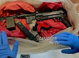 Grotte sotterranee in uso alla criminalità, trovato fucile mitragliatore