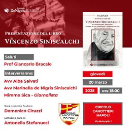 Al circolo Canottieri la presentazione del libro “Vincenzo Siniscalchi”