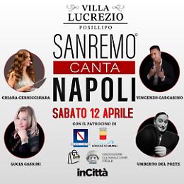“Sanremo canta Napoli”, a Villa Lucrezio luci sulla melodia