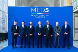 Piantedosi accoglie ministri Med5 a Palazzo Reale